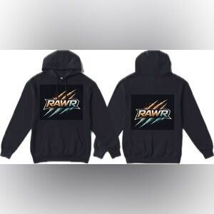 Men's Black Graphic Hoodie